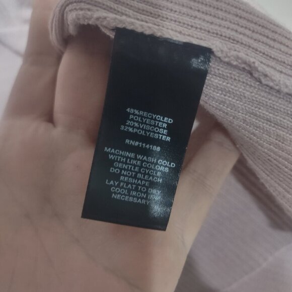 Women's Baby Pink Cardigan Jacket Sweater Size XL - Picture 4 of 7